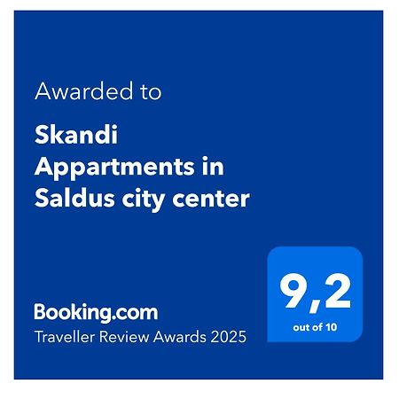 Skandi Appartments In Saldus City Center Esterno foto