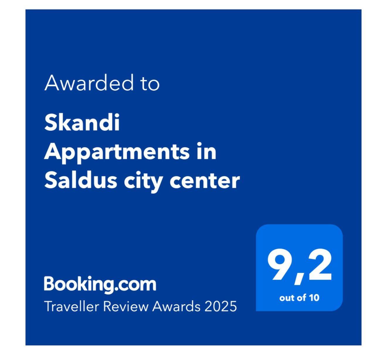 Skandi Appartments In Saldus City Center Esterno foto